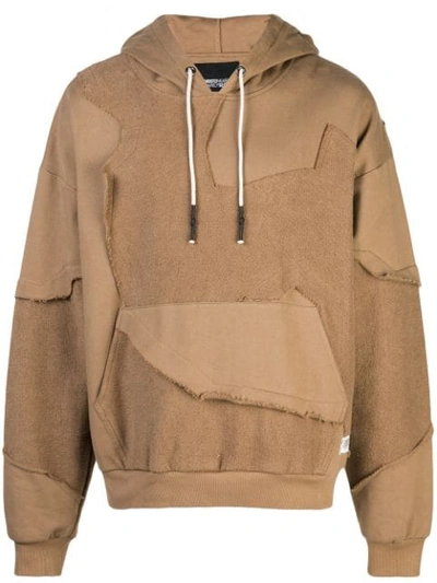 Shop Mostly Heard Rarely Seen Cut Me Up Hoodie In Brown