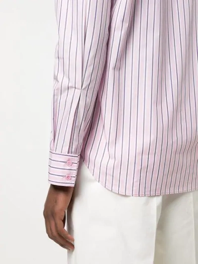 Shop Sies Marjan Sander Striped Poplin Shirt In Pink