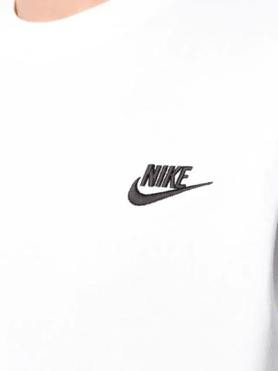 Shop Nike Embroidered Logo Jumper In White