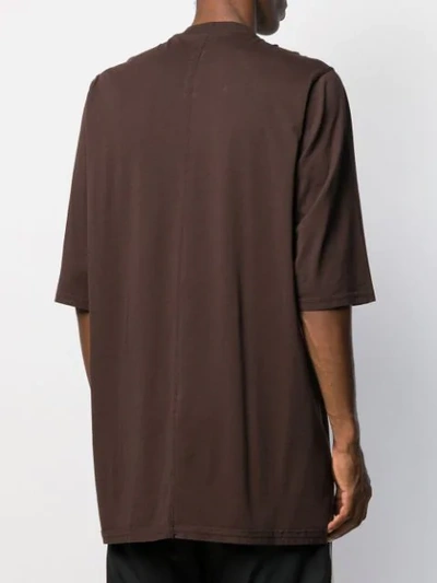 Shop Rick Owens Drkshdw Poem Print T In Brown