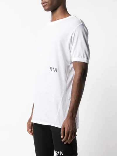 Shop Rta Logo Print T-shirt In White