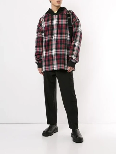 SYNTHESIZE CHECK BLOCK HOODIE