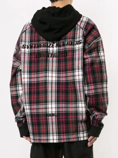 SYNTHESIZE CHECK BLOCK HOODIE