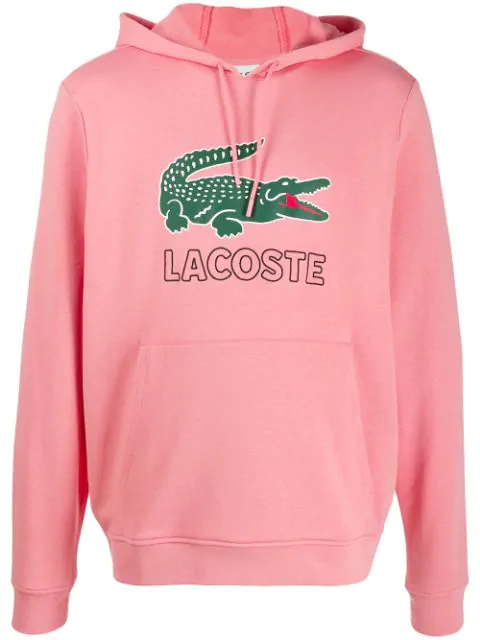 lacoste pink hoodie