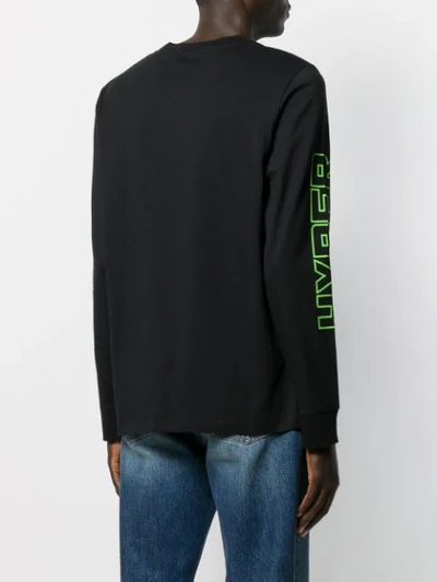 Shop Mcq By Alexander Mcqueen Chester Monster Long-sleeved T-shirt In Black