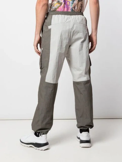 Shop Iise Panelled Cargo Trousers In Grey