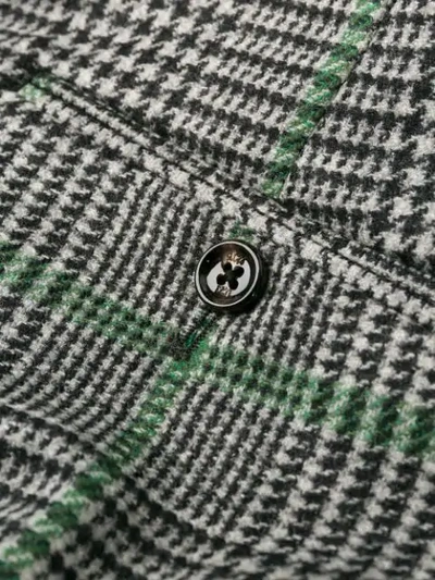 Lc23 Tailored Houndstooth Pattern Trousers In Grey