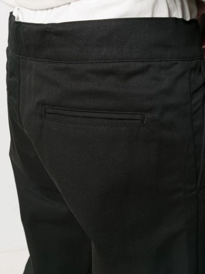 Shop Fear Of God Tie Waist Trousers In Black