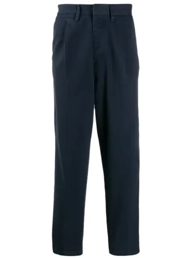 Shop The Gigi Relaxed-fit Tailored Trousers In Blue
