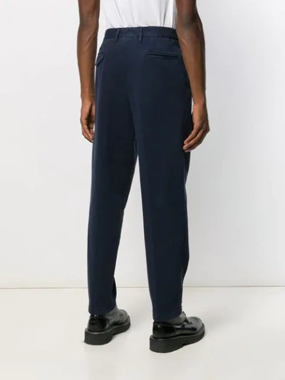 Shop The Gigi Relaxed-fit Tailored Trousers In Blue