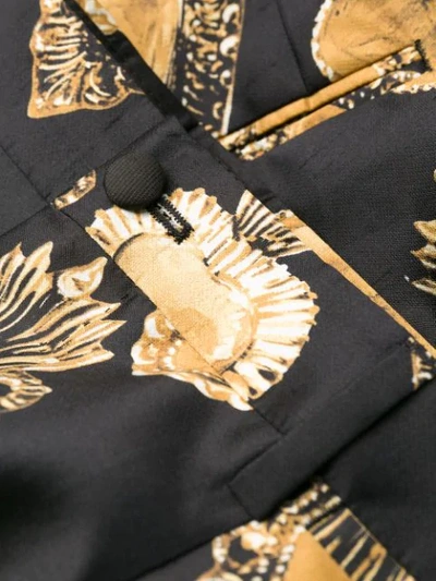 Shop Dolce & Gabbana Sacred Heart Print Suit In Black
