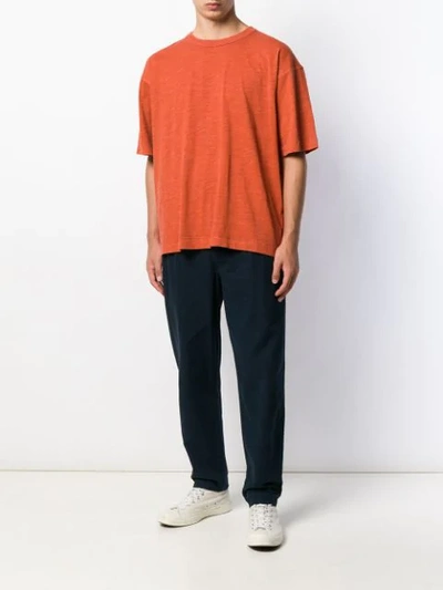 Shop Ymc You Must Create Basic T-shirt In Orange