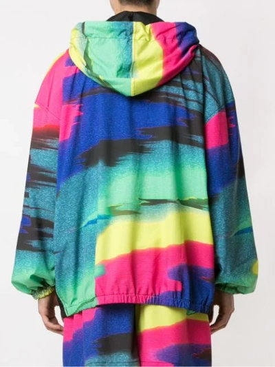Shop Àlg X Olympikus Oversize Printed Jacket In Multicolour