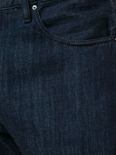 Shop Giorgio Armani Five Pocket Jeans In Blue