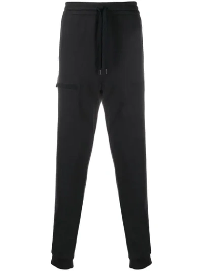 Shop Z Zegna Casual Track Pants In Blue