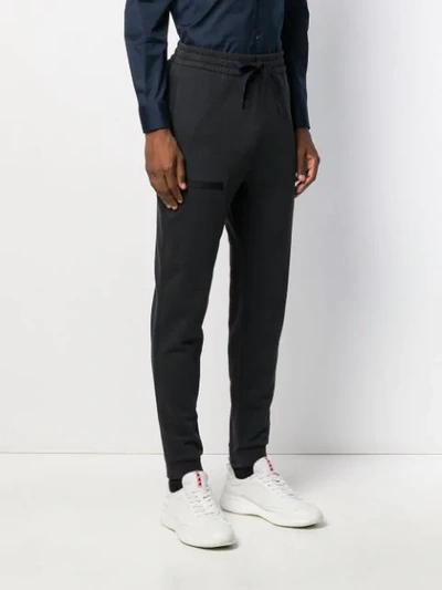 Shop Z Zegna Casual Track Pants In Blue