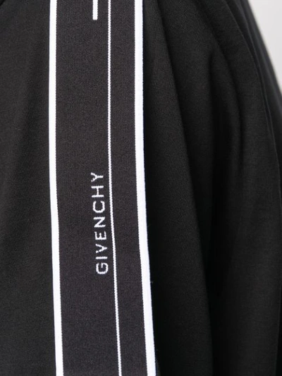 Shop Givenchy Logo Tape Detail T-shirt In Black