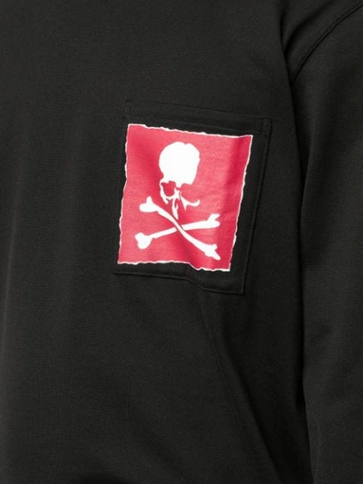 Shop Mastermind Japan Skull Patch Top In Black