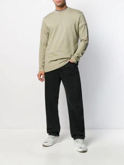 Séfr Straight Cut Jeans In Black