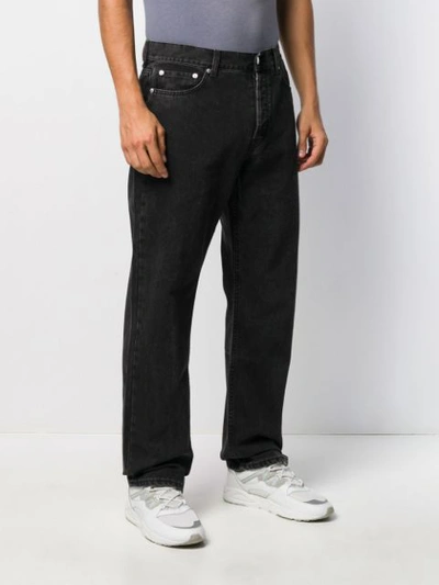 Séfr Straight Cut Jeans In Black