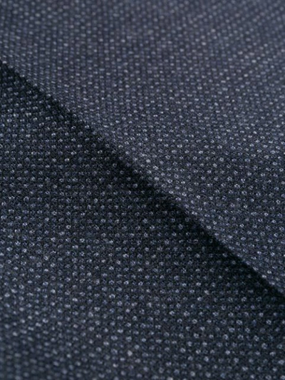 Shop Berwich Dot-patterned Tailored Trousers In Blue