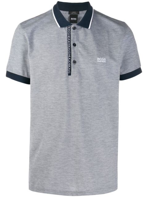 blue hugo boss polo