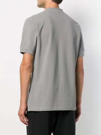 Shop Vivienne Westwood Embroidered Logo T-shirt In Grey