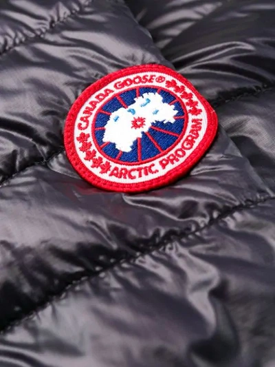 Shop Canada Goose Panelled Padded Jacket In Blue