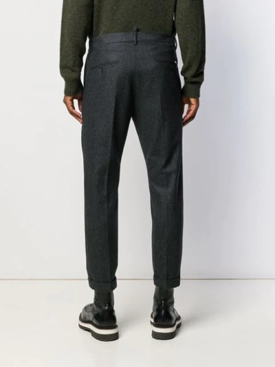 Shop Dsquared2 Hockney Fit Trousers In Grey