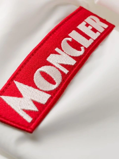 Shop Moncler Logo Patch Sports Jacket In White