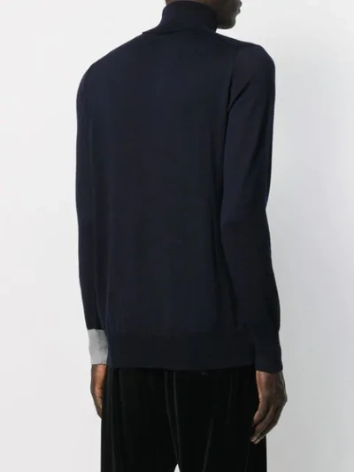 Lc23 Rib Stitch Hoodie Clothing In Blue