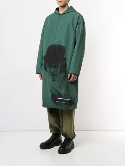Shop Undercover A Clockwork Orange Print Jacket In Green