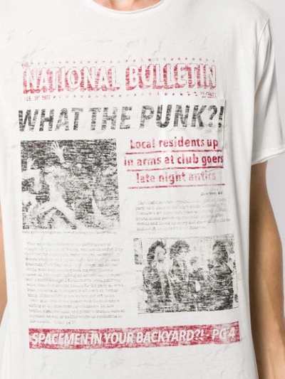 Shop John Varvatos What The Punk? T-shirt In White