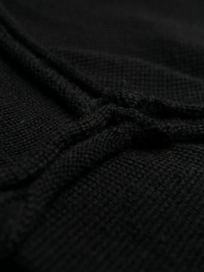 Shop Roberto Collina Rollneck Knit Sweater In Black