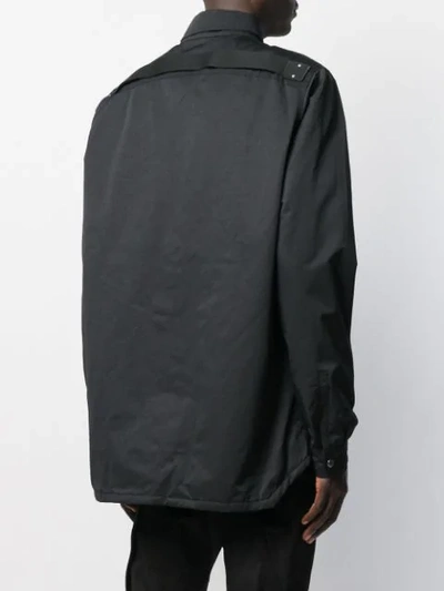 Shop Rick Owens Drkshdw Single-breasted Fitted Jacket In Black