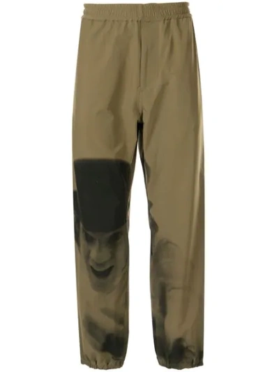 Shop Undercover A Clockwork Orange Print Track Pants In Green