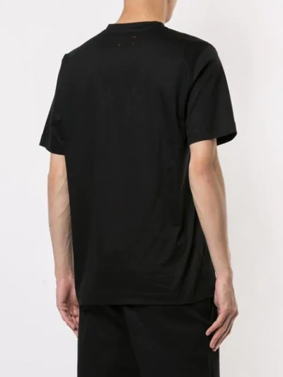 Shop Kiton Slogan Print T-shirt In Black