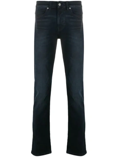 Shop Hugo Boss Super Stretch Slim-fit Jeans In Blue