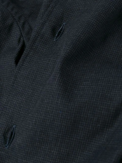Shop Corneliani Poplin Shirt In Grey