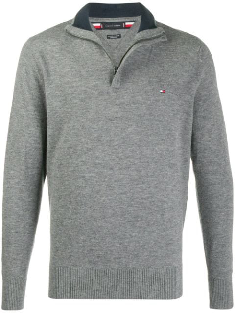 tommy hilfiger grey jumper