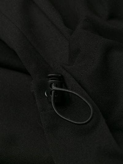 Shop Ader Error Side-pocket Tapered Trousers In Black