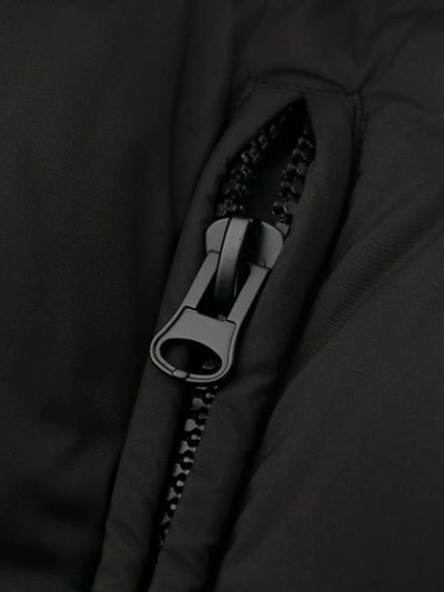 Shop Kenzo Long 2-in-1 Puffer Jacket In Black