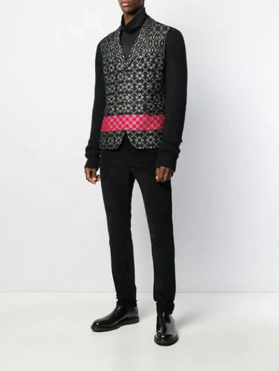 Shop Haider Ackermann Embroidered Long-sleeve Cardigan In Black