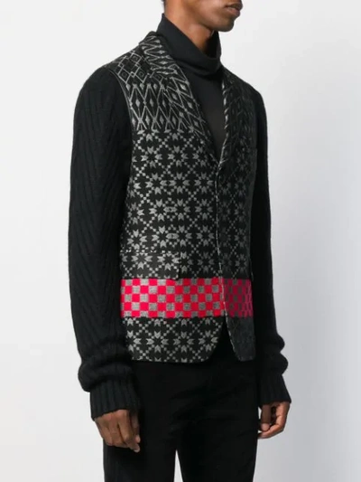 Shop Haider Ackermann Embroidered Long-sleeve Cardigan In Black