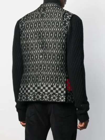 Shop Haider Ackermann Embroidered Long-sleeve Cardigan In Black