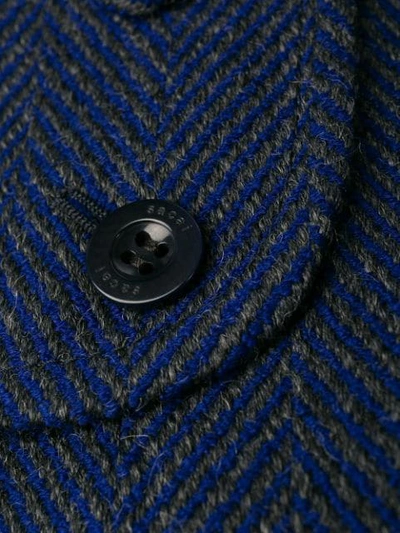 Shop Sacai Deconstructed Coat In Blue
