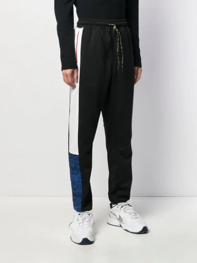 Puma Straight Leg Trackpants In Black