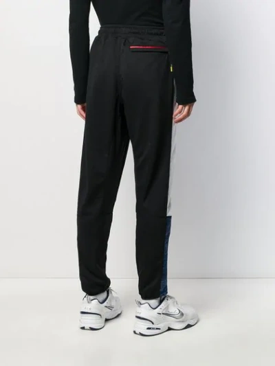 Puma Straight Leg Trackpants In Black