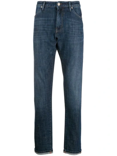 Shop Pt05 Straight-leg Denim Jeans In Blue