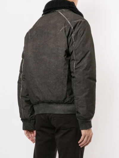 Shop Transit Panelled Bomber Jacket In Grey